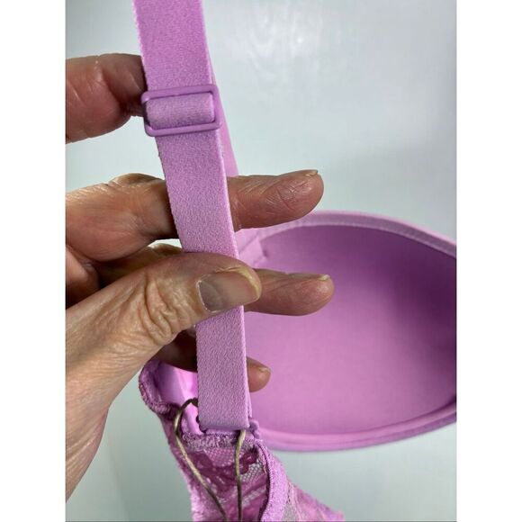 SKIMS NWT Lightly Lined Balconette Bra in Petal Size 32DDD - Picture 7 of 10